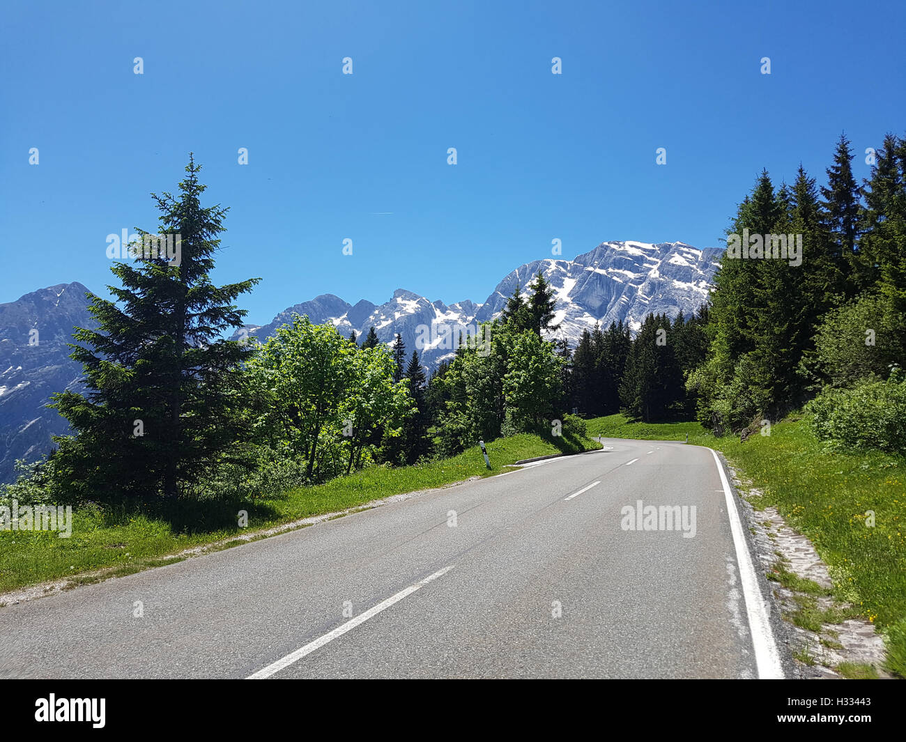 Rossfeldpanoramastrasse, Berchtesgadener Alpen Foto Stock