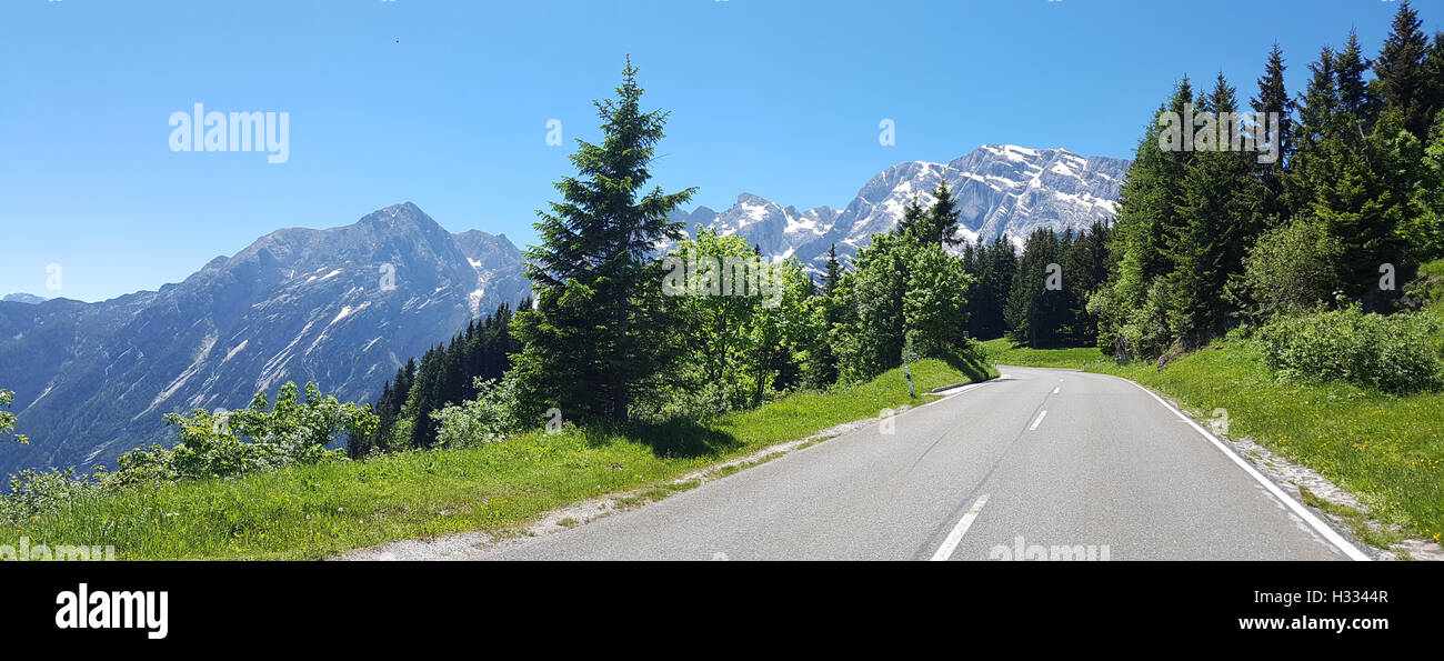 Rossfeldpanoramastrasse, Berchtesgadener Alpen Foto Stock