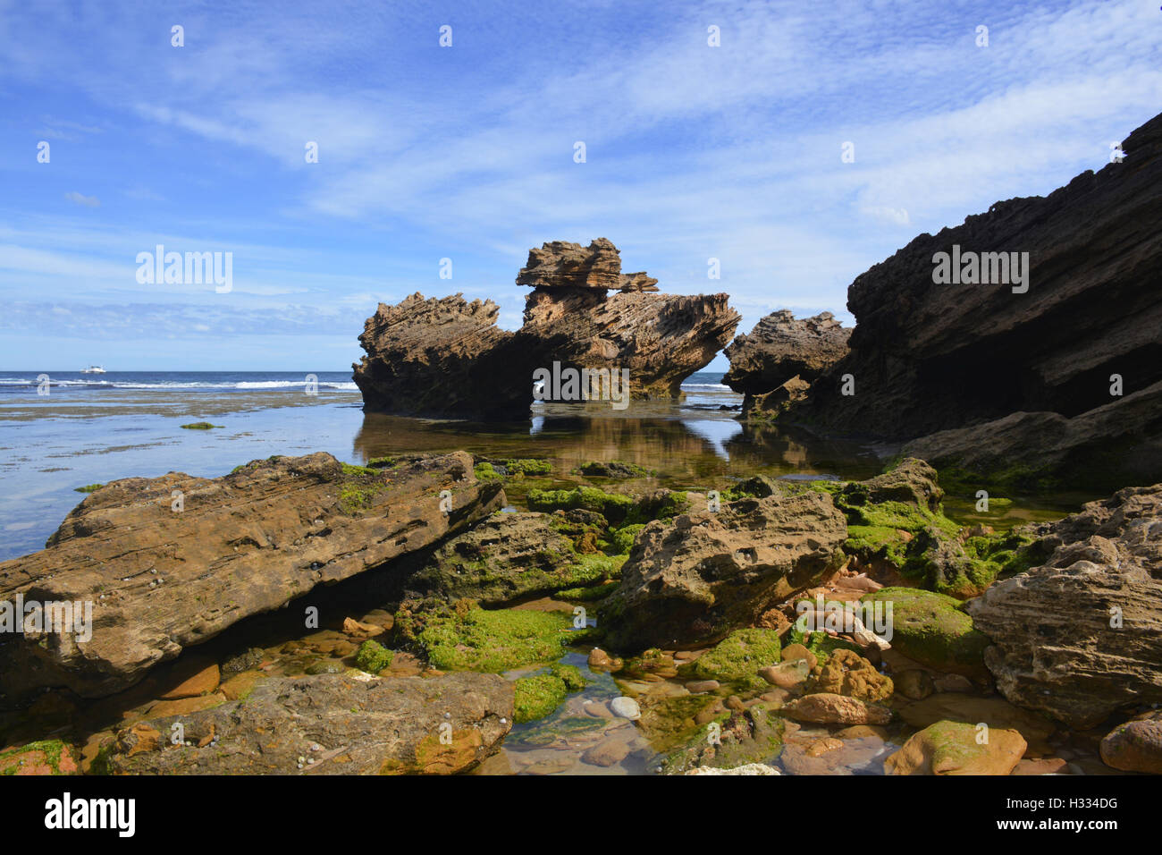 San Paolo Beach, Sorrento, Victoria, Australia. Foto Stock