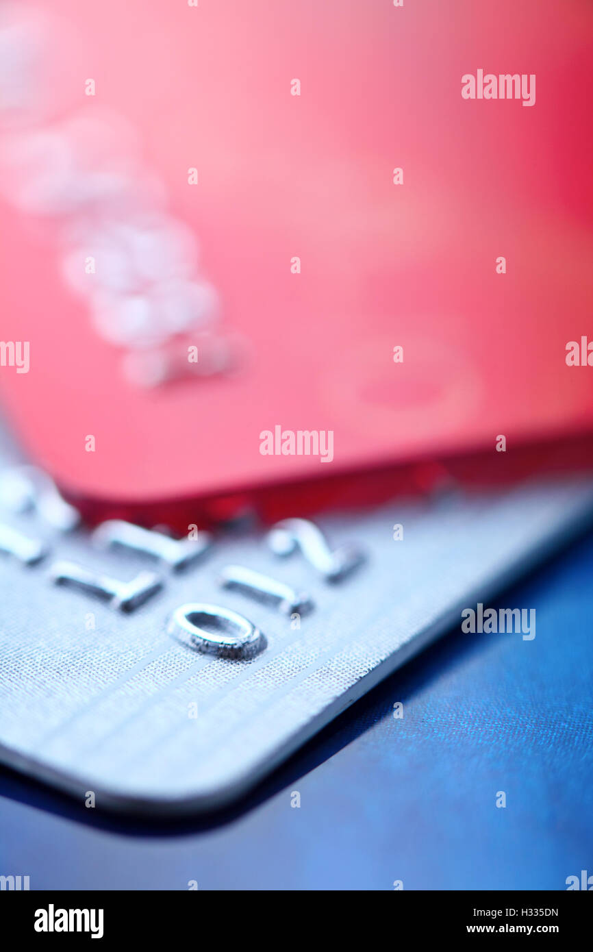 Carta di credito Foto Stock