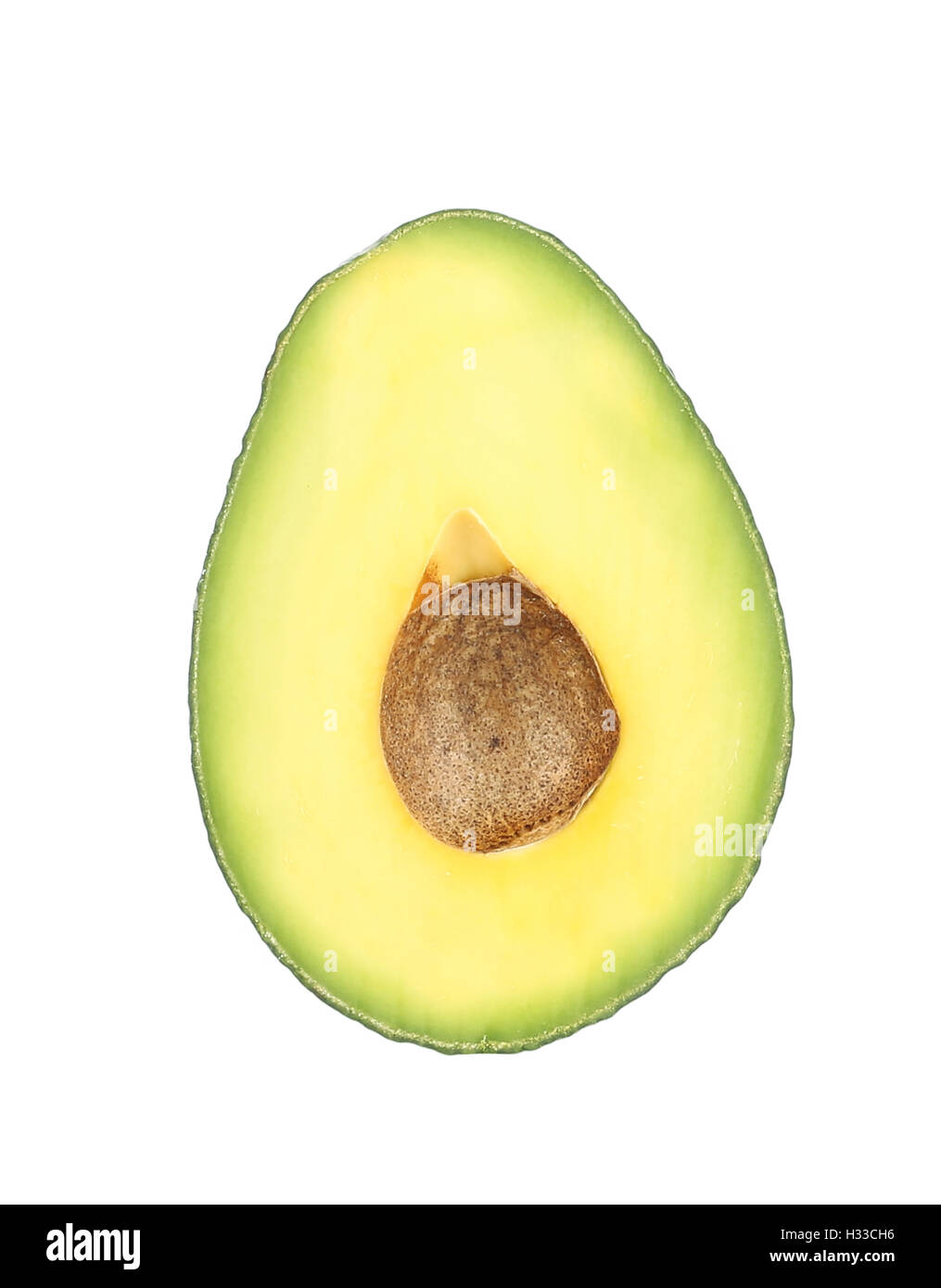 Fetta di avocado. Foto Stock