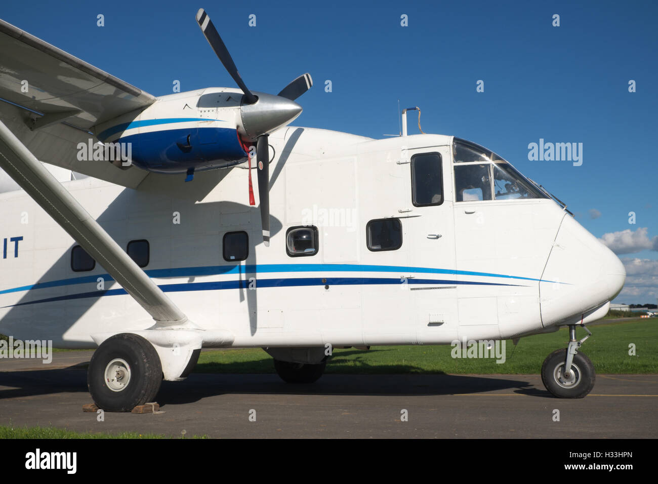 Breve SC7 utility Skyvan aeromobile utilizzato spesso come un piano di carico o per il paracadutismo costruito in Irlanda del Nord da brevi fratelli Foto Stock