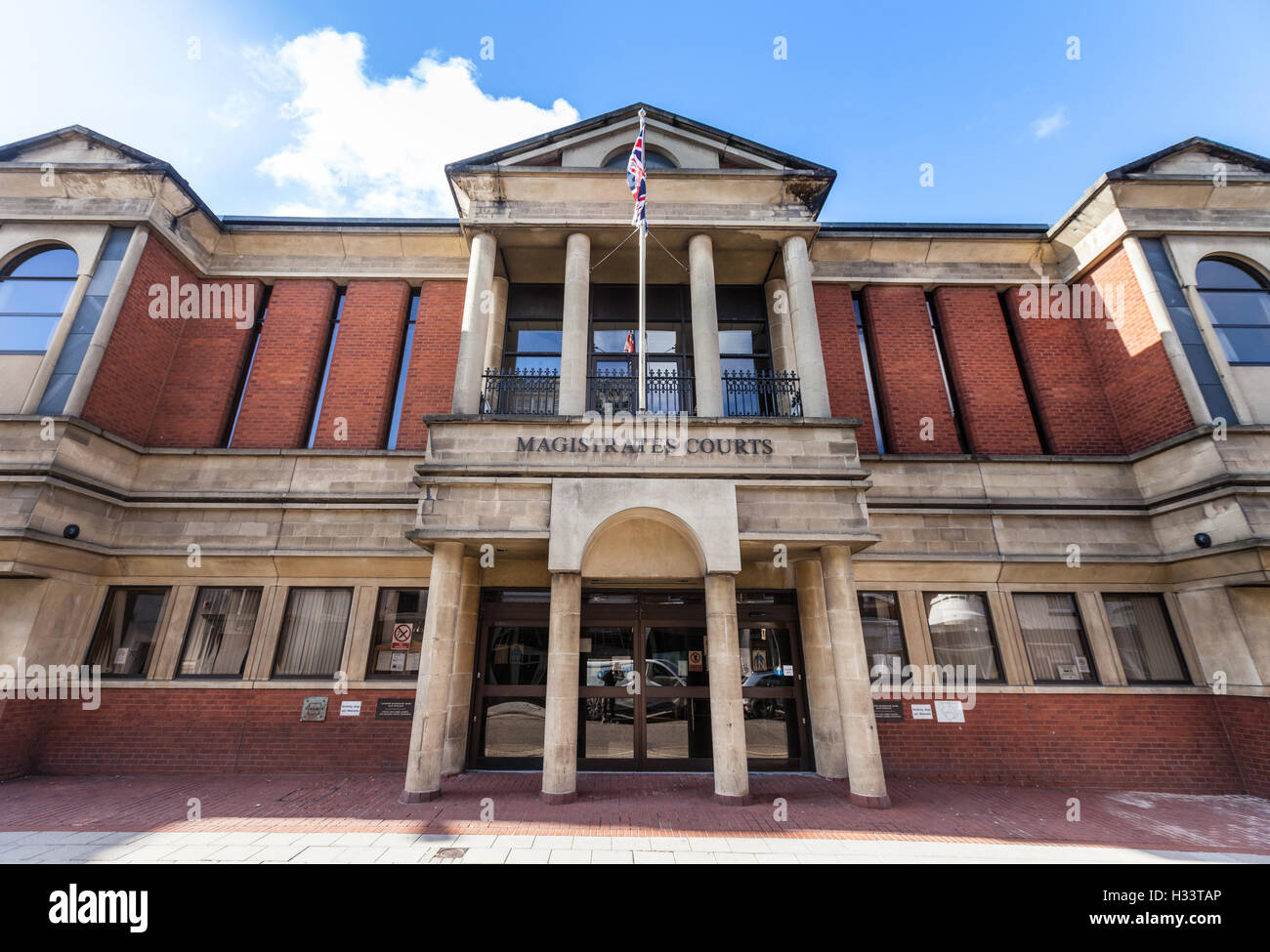 Leicester Magistrates Court esterno, Leicester, Regno Unito Foto Stock