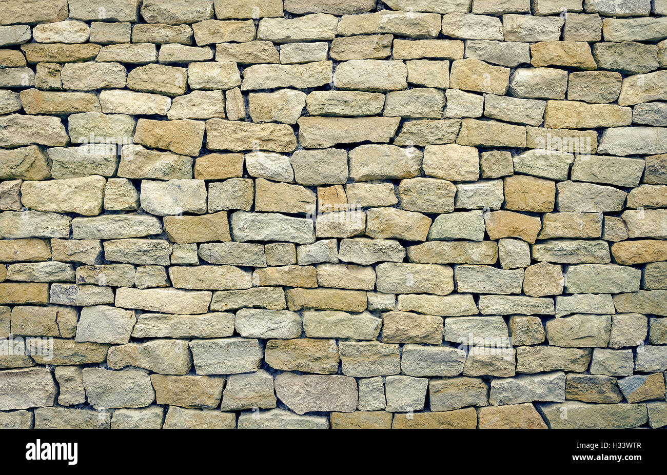 Il vecchio muro di pietra. Posto per immissione di testo. Foto Stock