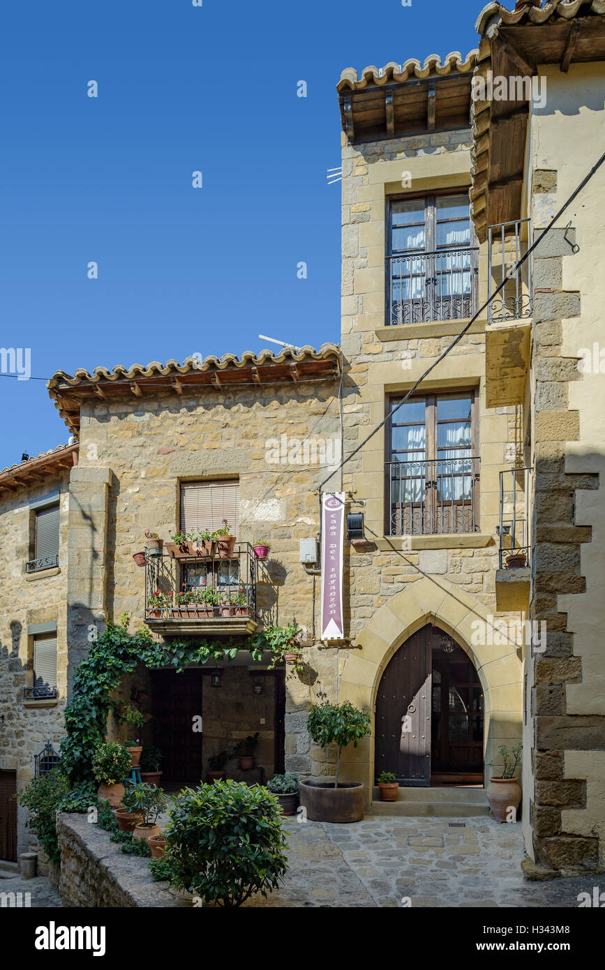 Casa Infanzón, Sos del Rey Catolico, Saragozza, Aragona, Spagna, Europa Foto Stock