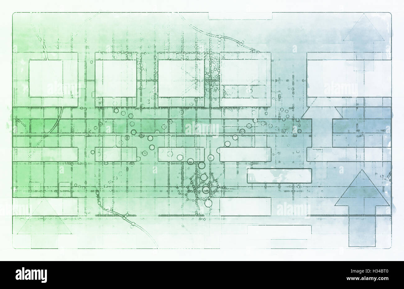 Analisi di dati aziendali Foto Stock