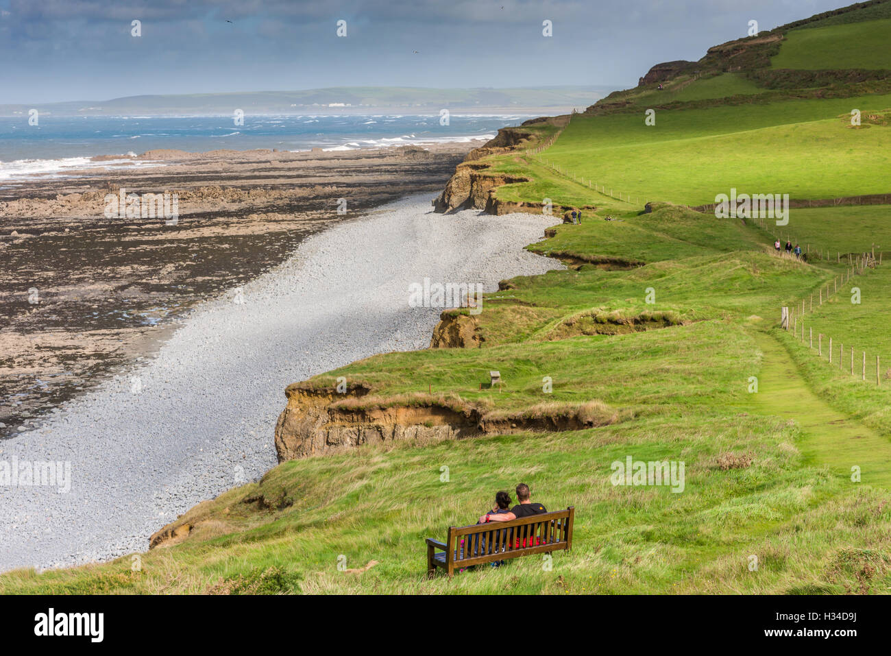 South West Coast Path Foto Stock