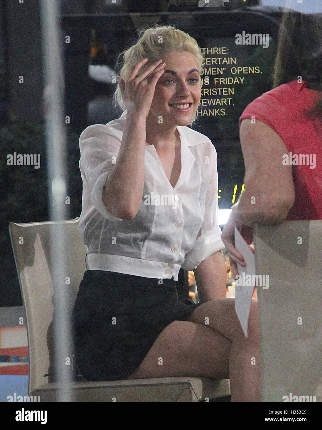 New York, Stati Uniti d'America. 4 Ottobre, 2016. Kristen Stewart visiti la "oggi" show per promuovere il film 'alcune donne' in New York New York il 4 ottobre 2016. Credito: MediaPunch Inc/Alamy Live News Foto Stock