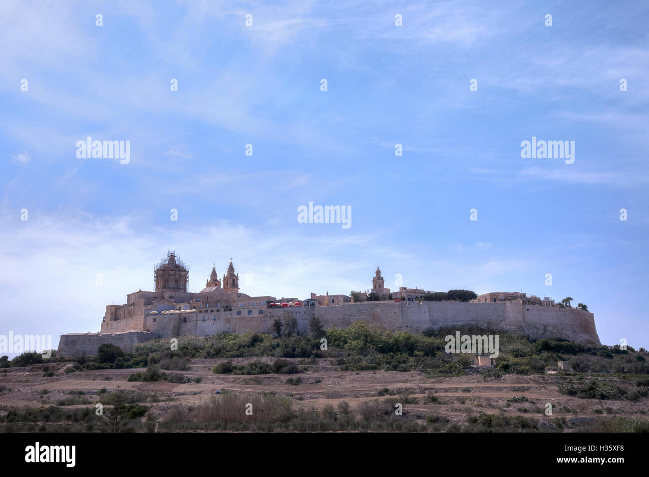 Cattedrale di Mdina, Malta Foto Stock