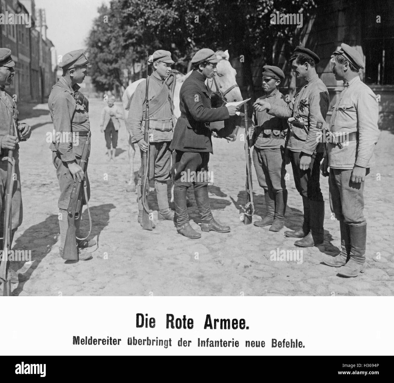 Rosso soldati dell esercito, 1919-20 Foto Stock