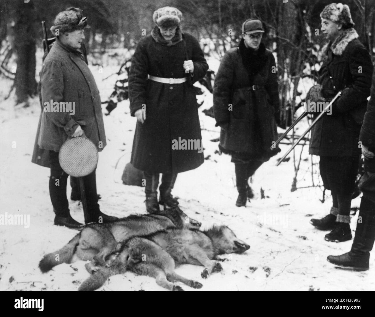 Hermann Goering e Ignacy Moscicki in Polonia, 1937 Foto Stock