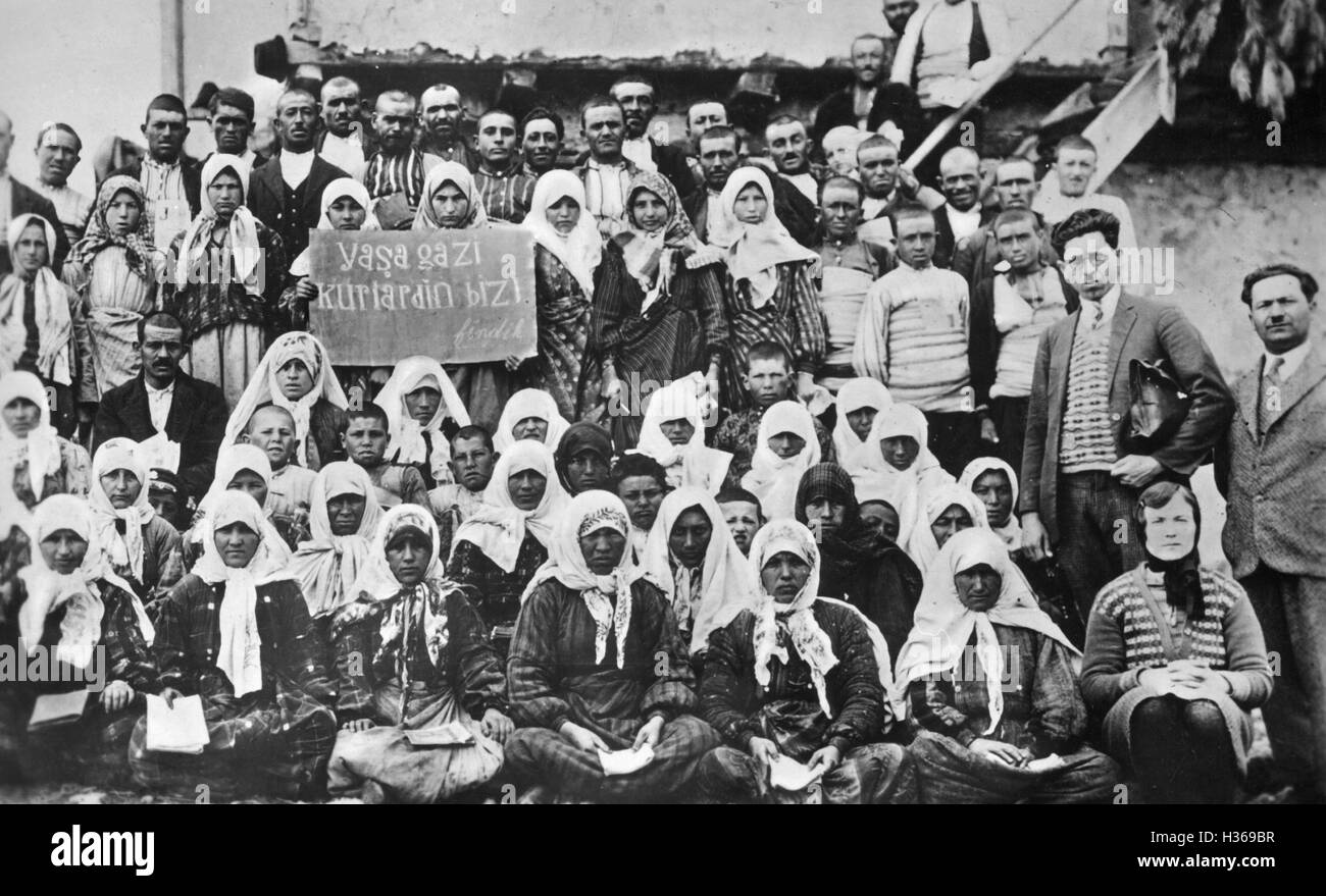 Bagno turco classe scolastica, 1929 Foto Stock