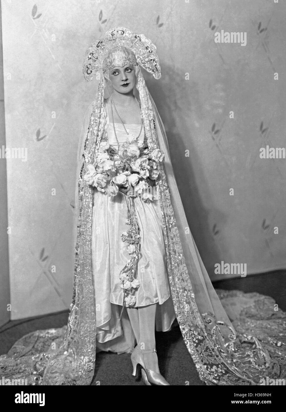 Moda nuziale, 1927 Foto Stock
