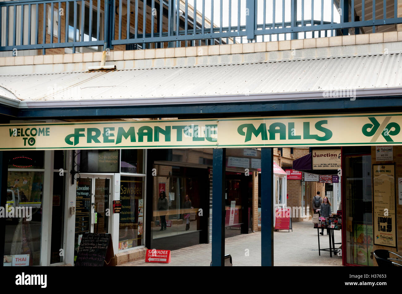 I centri commerciali di Fremantle - Australia Foto Stock