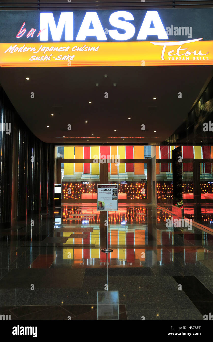 Bar ristorante Masa in ARIA Resort and Casino.Las Vegas.Nevada.USA Foto Stock