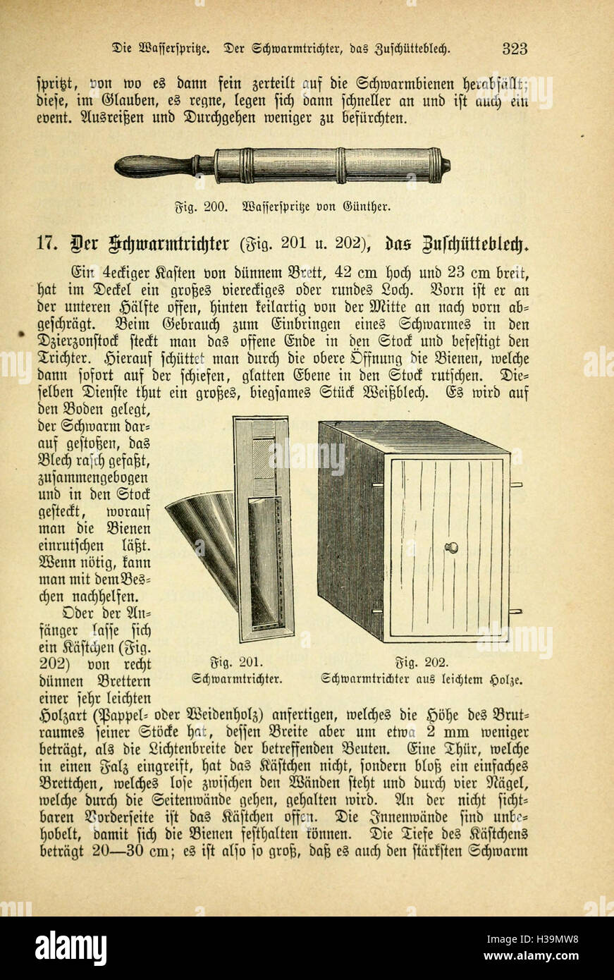 Das Buch von der biene (pagina 323) BHL114 Foto Stock