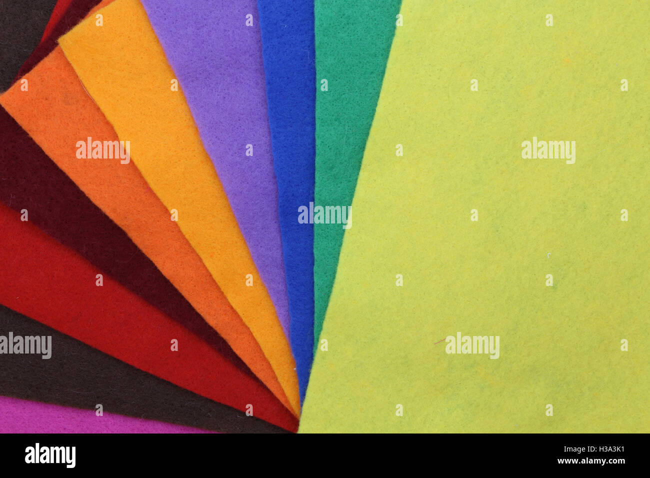 Tessuto, campione, panno, pattern, superficie, texture, tessile, pezzo, sfondo colorato, multicolore e una filettatura, test, fibre, j Foto Stock