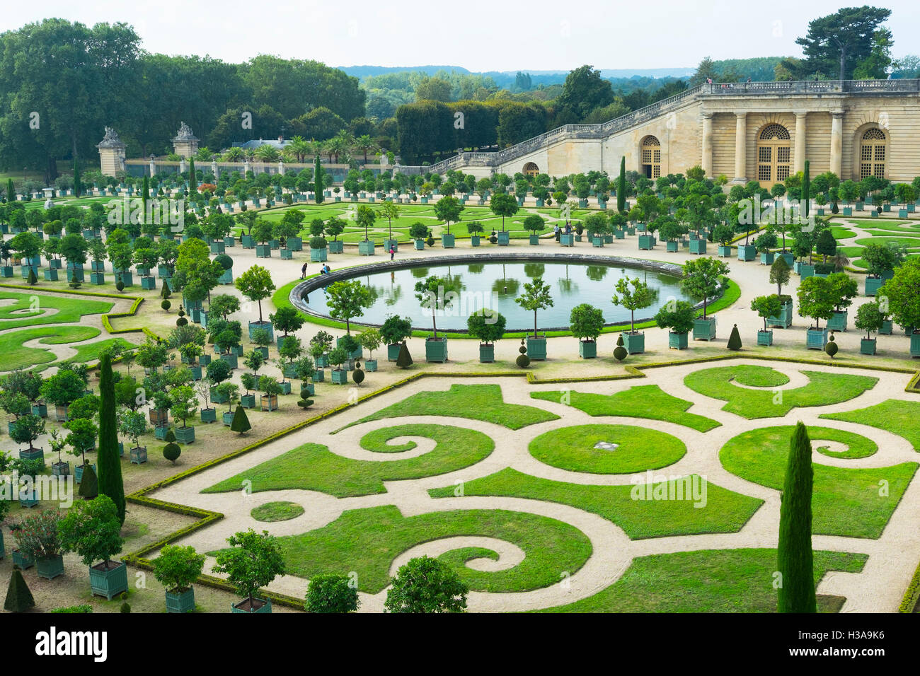 Château de Versailles Garden a Parigi Foto Stock