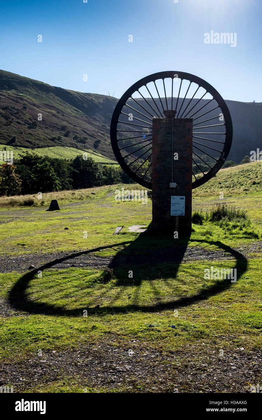 Osano Bwllfa Colliery ruota del vento Foto Stock