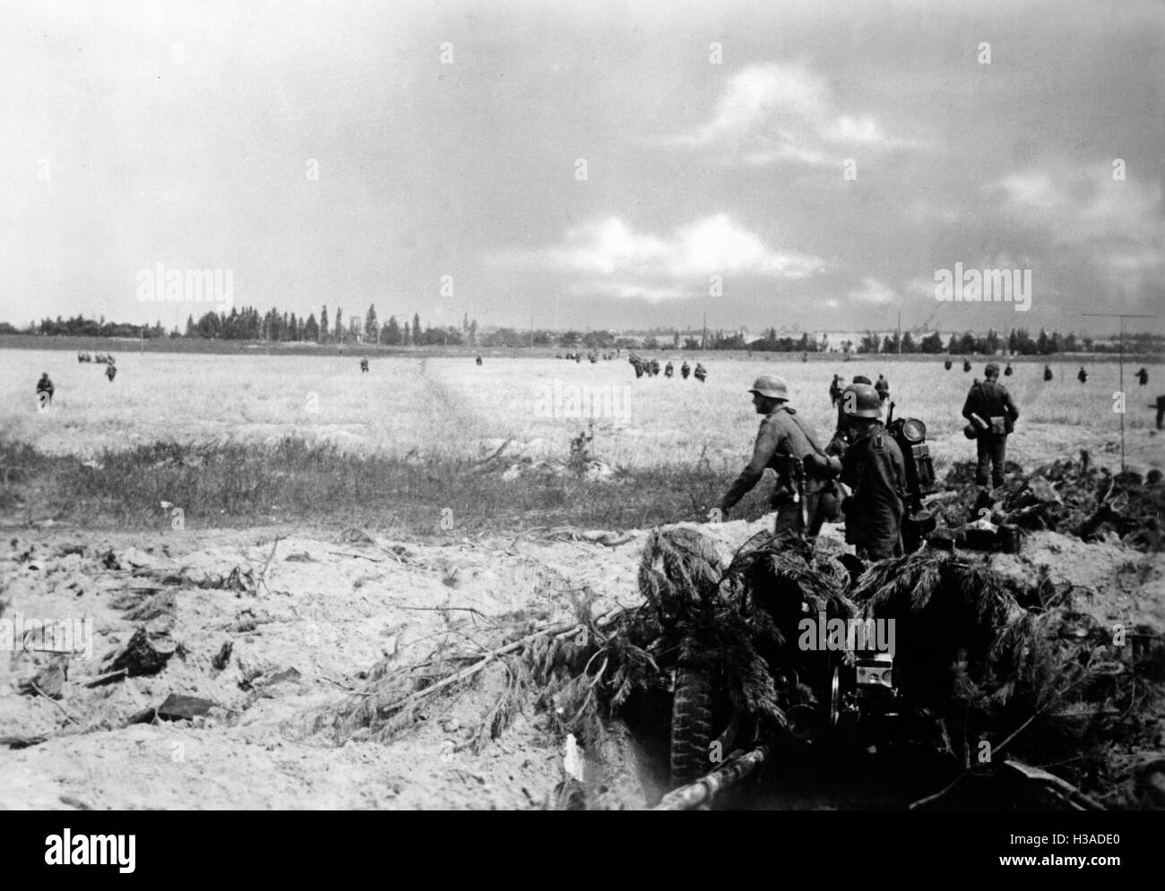 La fanteria tedesca sul Fronte Orientale, 1941 Foto Stock