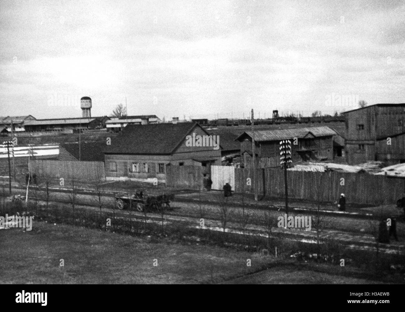 Il lituano stazione ferroviaria, 1941 Foto Stock