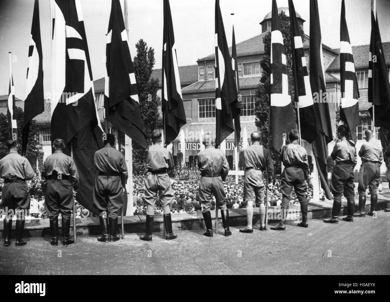 Insediamento tedesco e mostra a Monaco di Baviera, 1934 Foto Stock