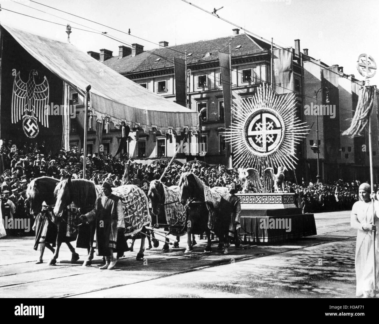 Parata del giorno d'arte tedesco, 1938 Foto Stock