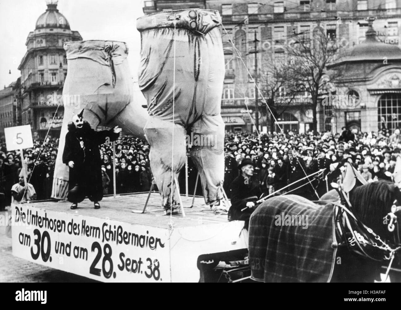 Sfilata di Carnevale, Monaco di Baviera 1938 Foto Stock