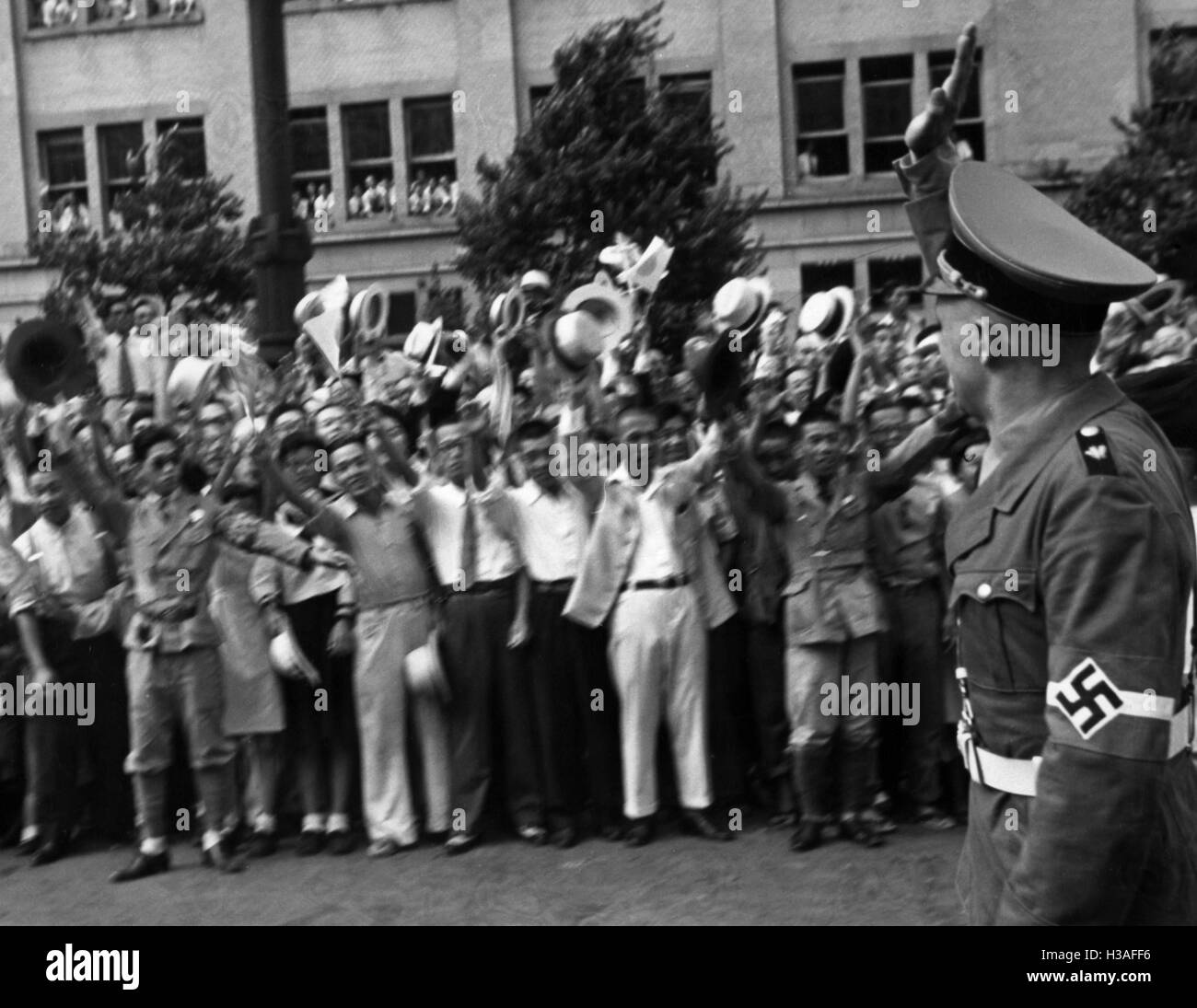 Elementi di HJ marzo a Tokyo, 1938 Foto Stock