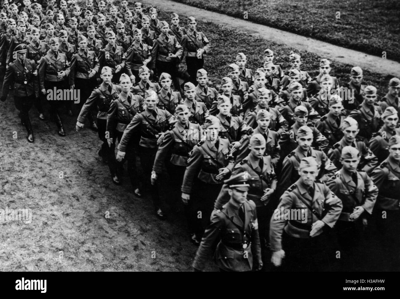 Hitler delegazione giovanile a Padova, 1940 Foto Stock