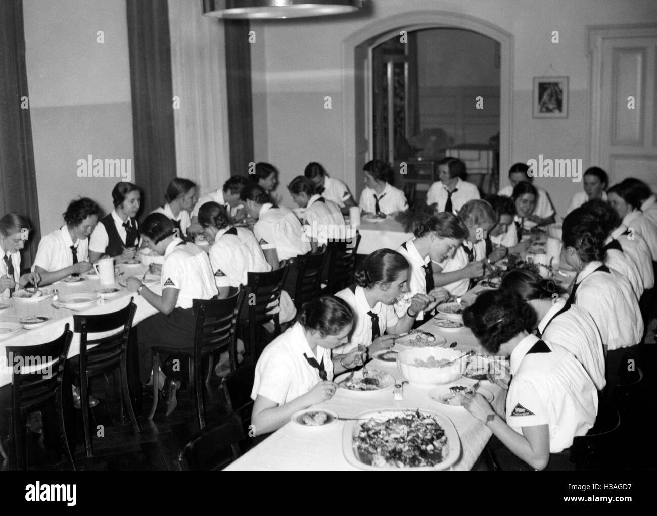 Reich Scuola di Leadership del BDM a Potsdam, 1936 Foto Stock