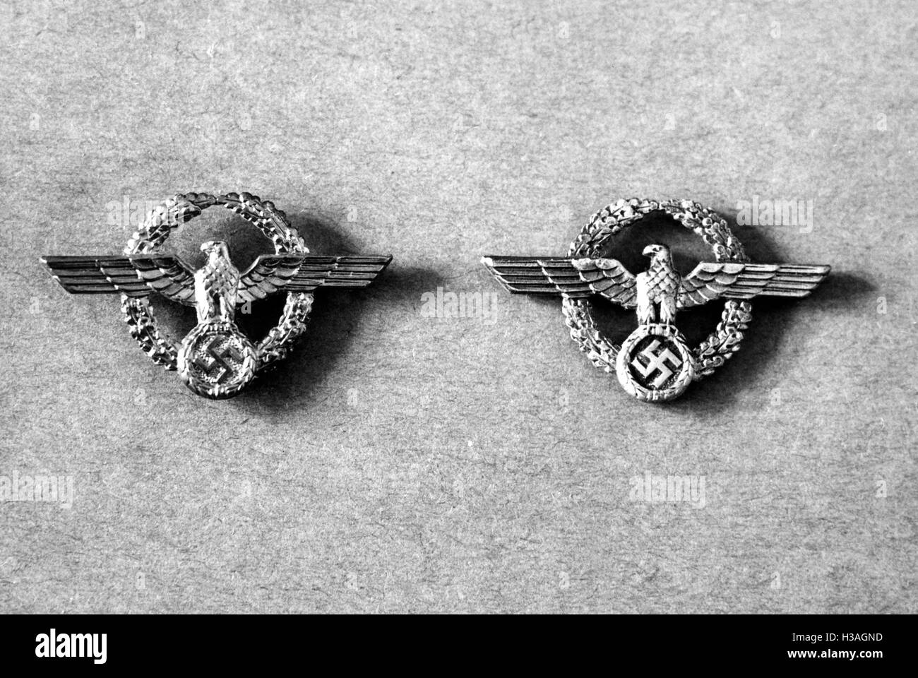 Badge per i dipendenti civili della Wehrmacht, 1937 Foto Stock