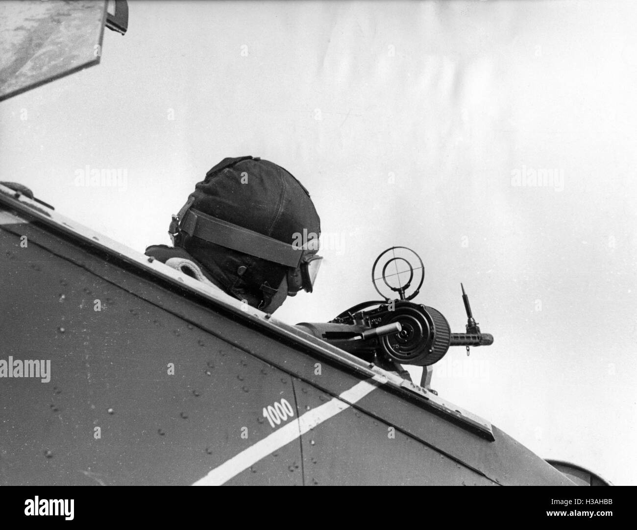 Osservatore di HS 126 durante un esercizio, 1939 Foto Stock