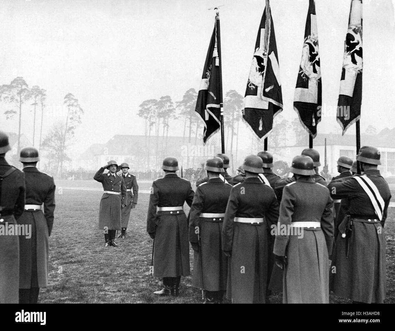 'Sindossando-in presso il reggimento ''Goering generale'', 1938" Foto Stock