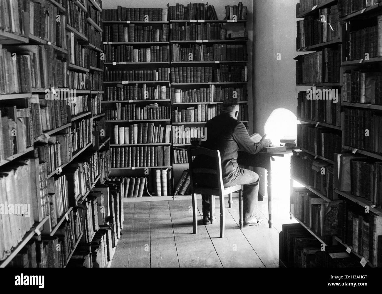 Archivi del francese-comunità riformate nella cattedrale francese, 1935 Foto Stock