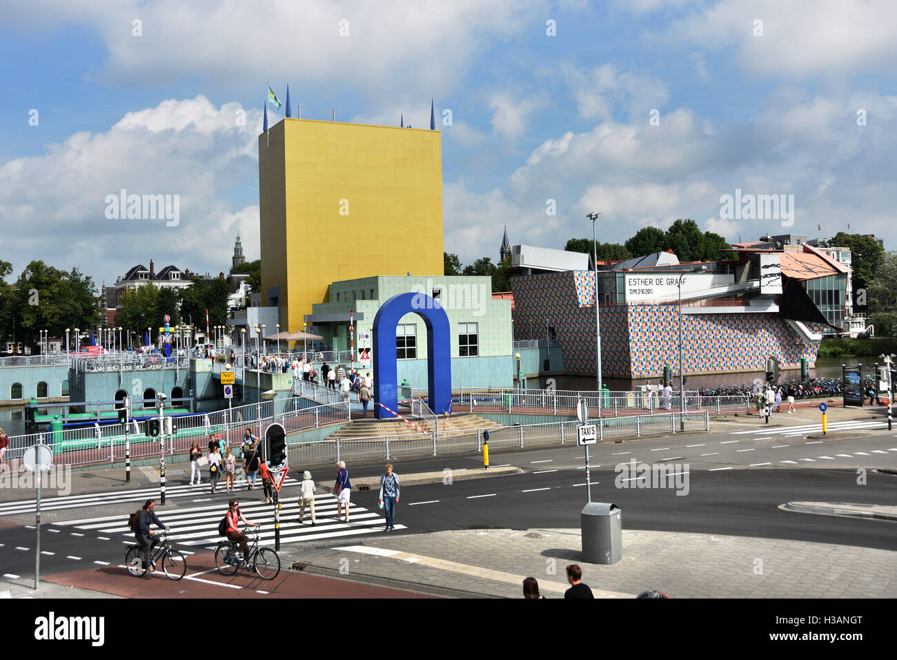 Groninger Museum Paesi Bassi Groningen town city ( Il percorso espositivo del museo di arte moderna e contemporanea ) Foto Stock