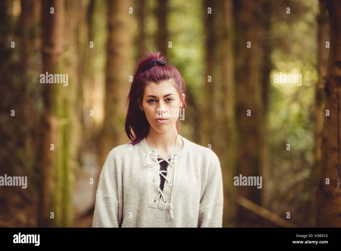 Ritratto di una donna informale Foto Stock