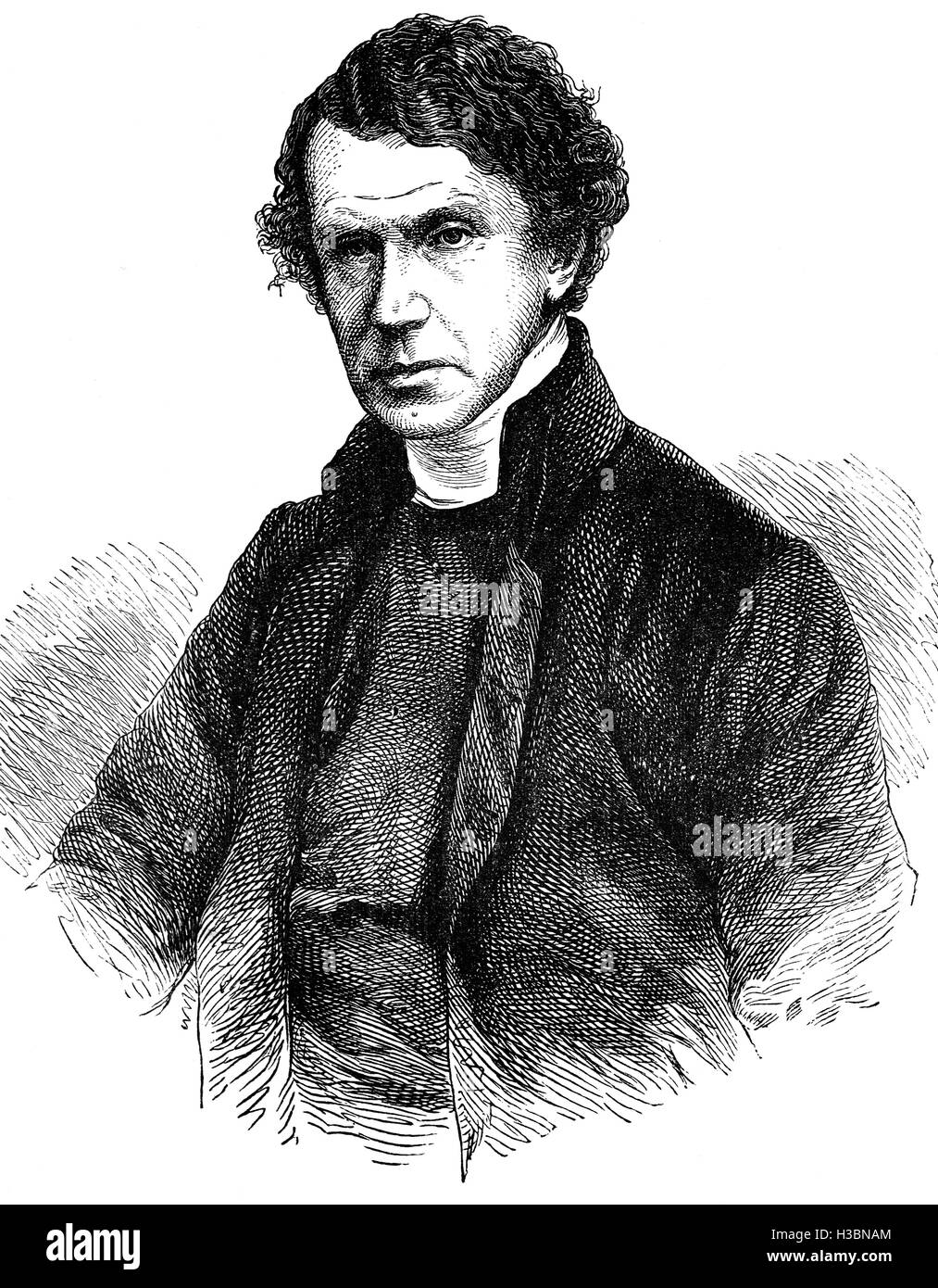 Archibald Campbell Tait (1811 - 1882) era un Arcivescovo di Canterbury nella chiesa di Inghilterra. Egli ha riorganizzato la chiesa di amministrazione e organizzazione e a cui hanno partecipato il Parlamento frequentemente. La modifica dei termini di abbonamento clericale (1865), il nuovo lezionario (1871), le sepolture Act (1880) sono state in gran parte a causa di lui. Foto Stock