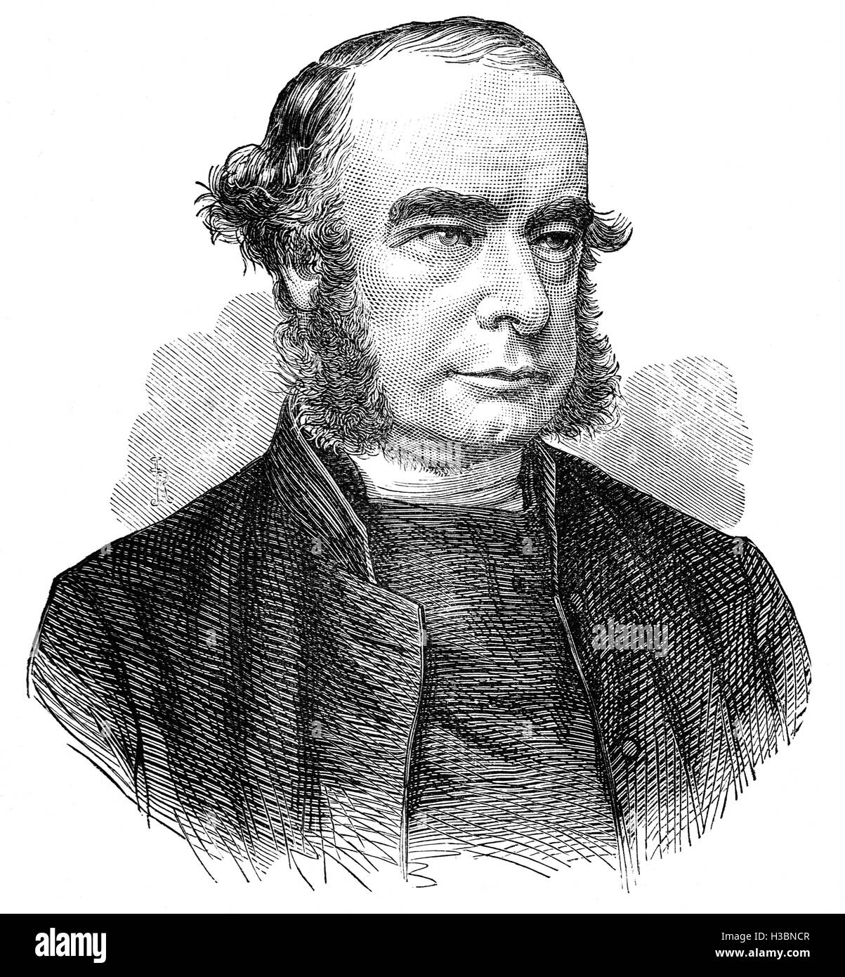William Connor Magee (1821 - 1891) era un irlandese ecclesiastico della chiesa anglicana. Nel 1868 la questione della piastrina di riscontro della Chiesa irlandese è venuta alla ribalta, e si gettò in sua difesa con la sua energia e vivacità. Il successo delle sue orazioni causato il primo ministro Benjamin Disraeli offrirgli il vescovado di Peterborough, Inghilterra. Foto Stock