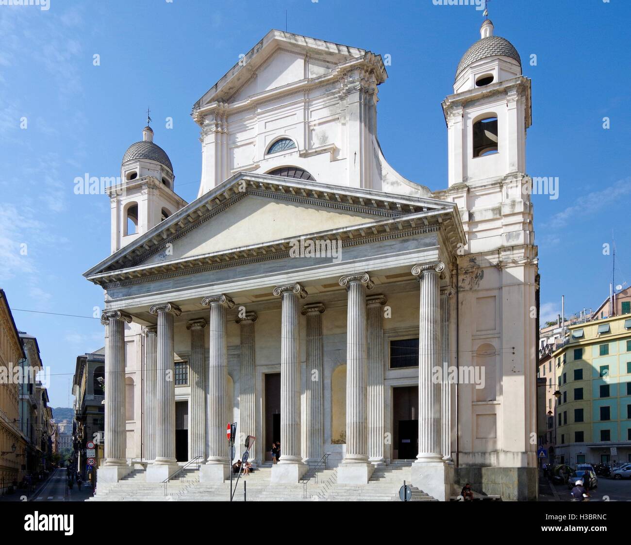 Genova, Italia, Chiesa di SS Annnunziata del Vastato Foto Stock