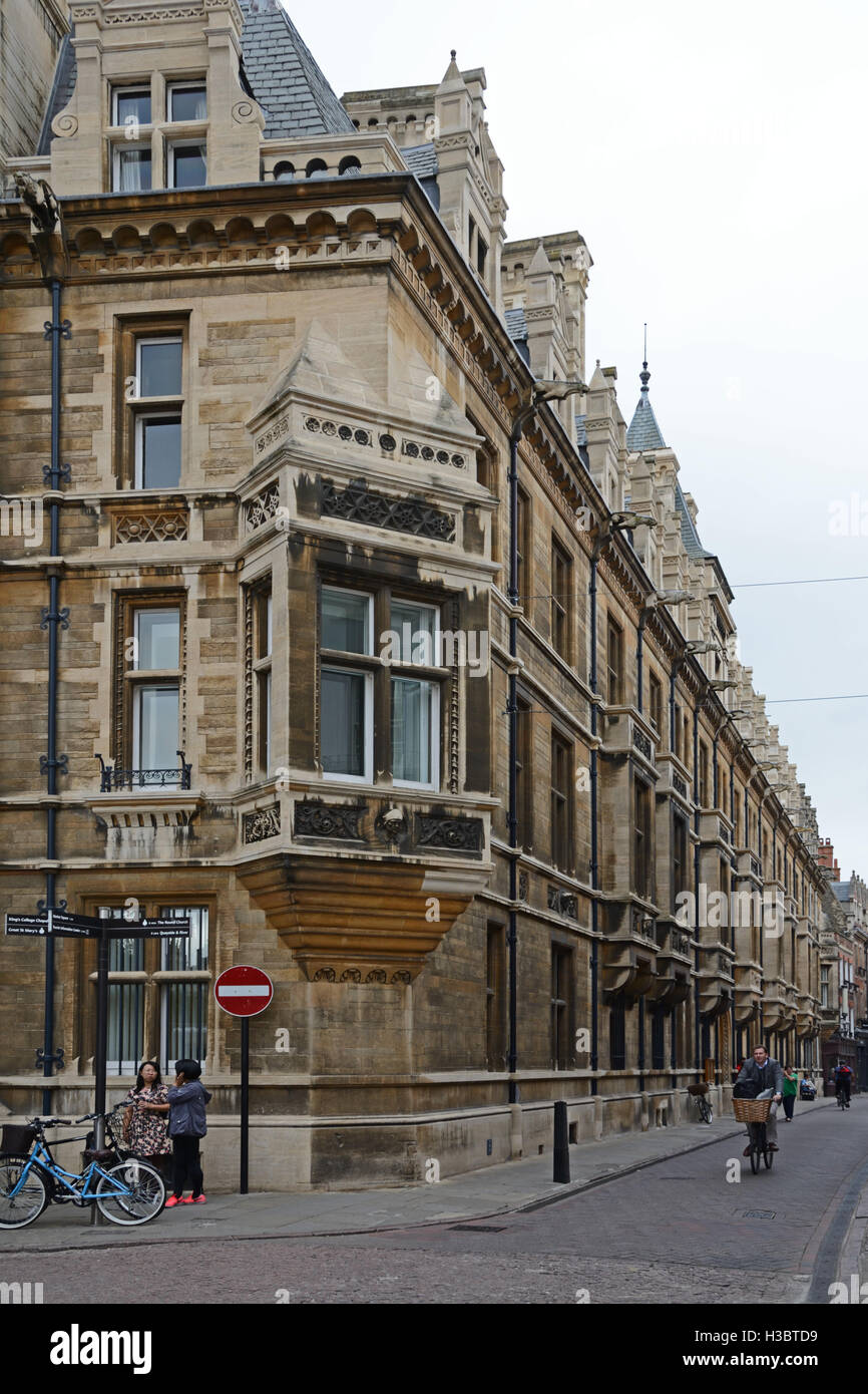 Edificio a Cambridge, in Inghilterra. Foto Stock