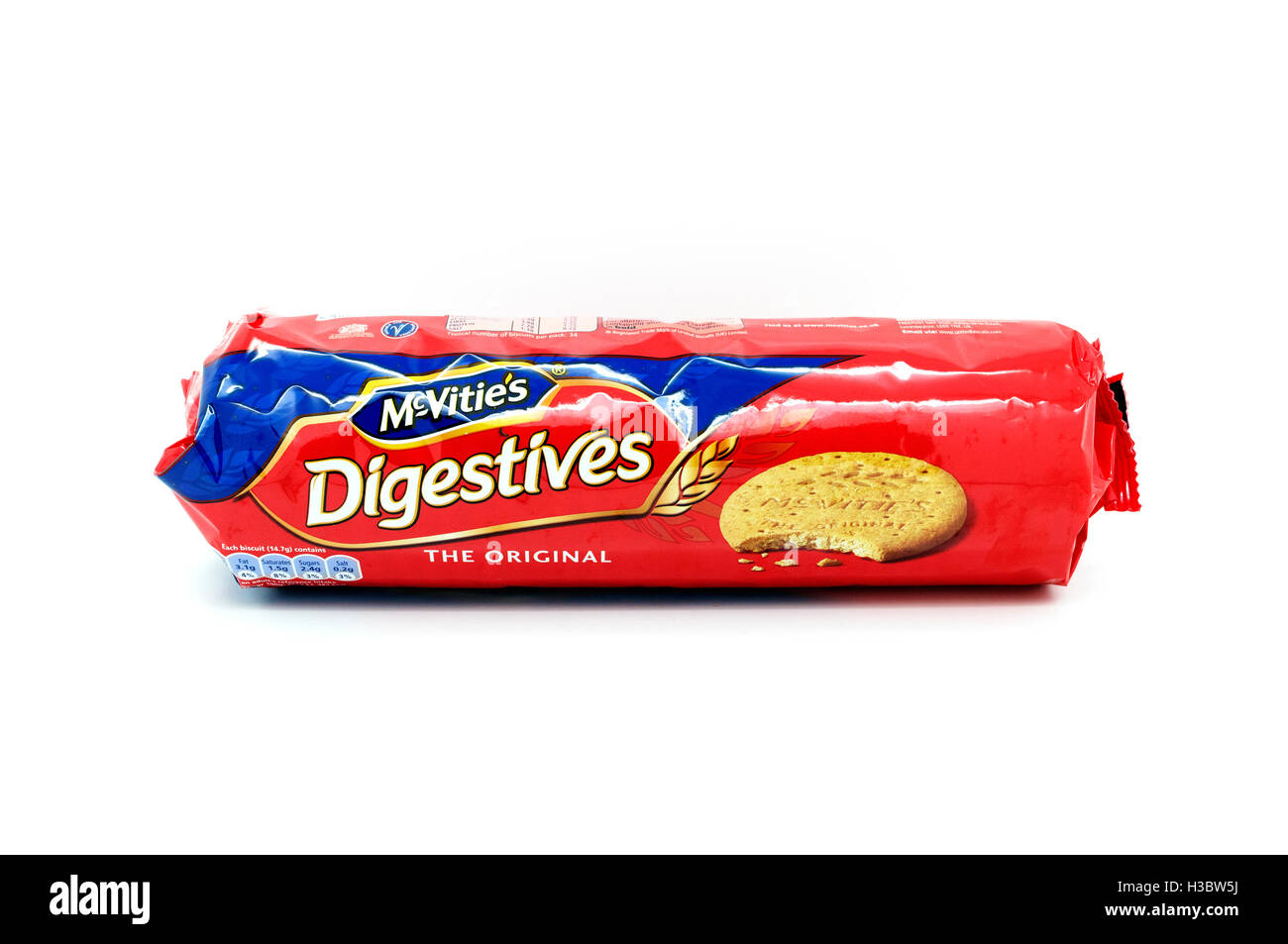 Un pacchetto di McVities biscotti digestivi Foto Stock