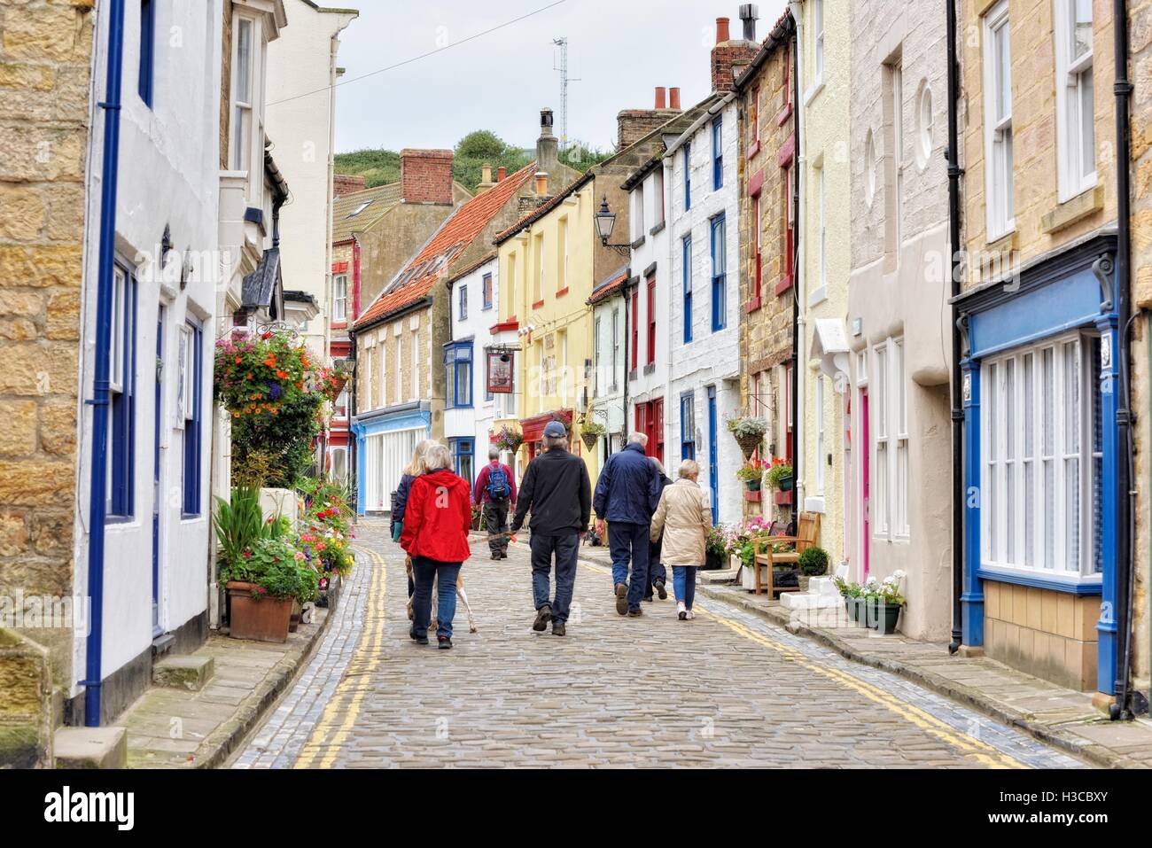 Staithes. Foto Stock