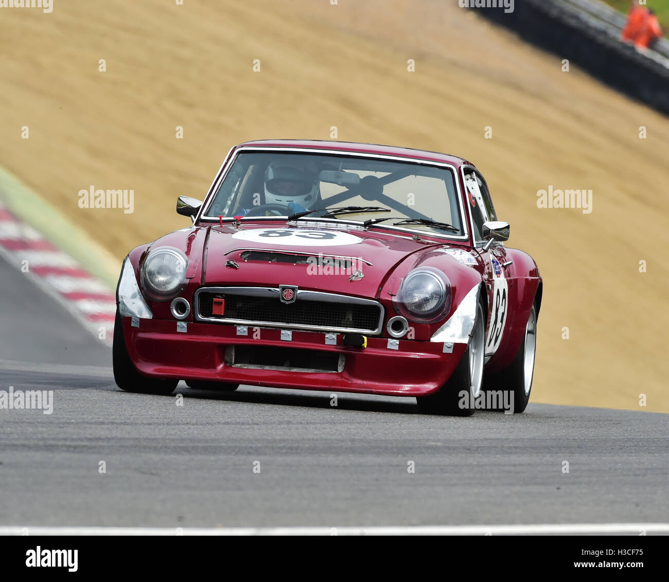 Phil Walker, MGB GT V8, Bernies V8s, American Speedfest IV, Brands Hatch, giugno 2016, automobili, Autosport, automobili, il circuito racin Foto Stock