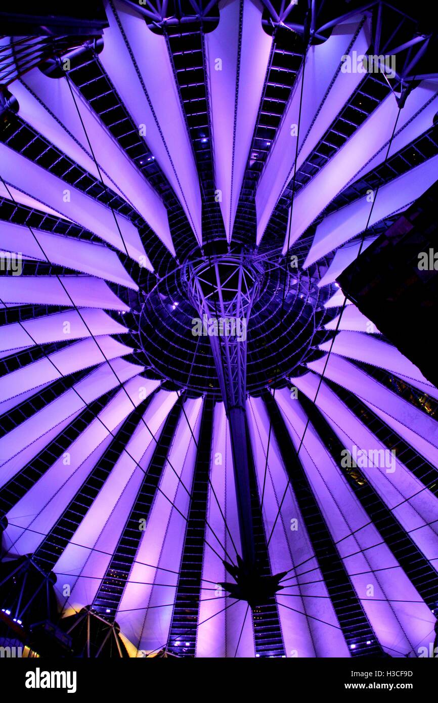 Berlino. Il Sony Center. Potsdamer Platz. Foto Stock
