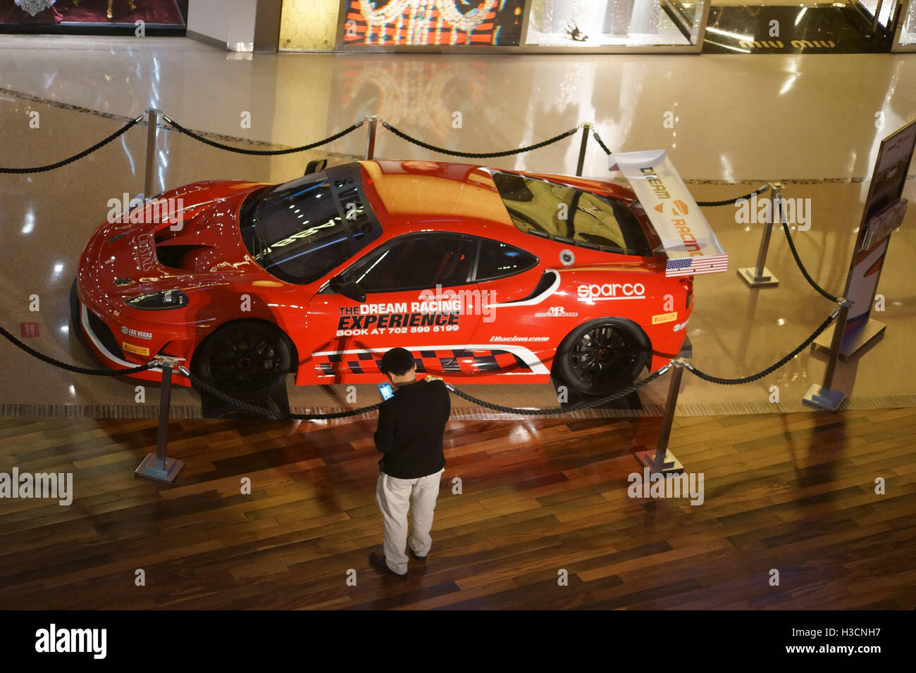 Auto da corsa in cristalli Foto Stock