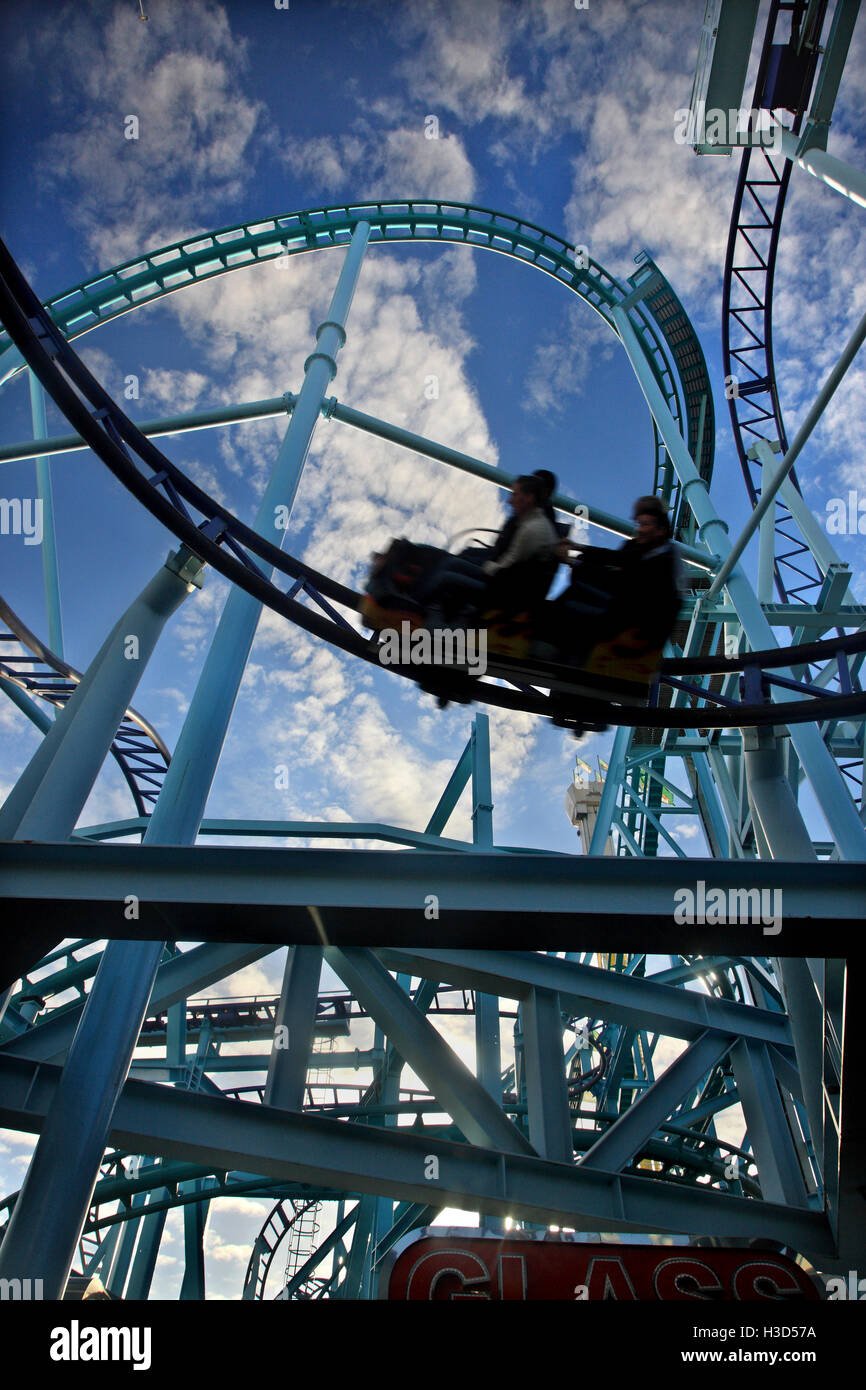 Tivoli Grona Lund (Luna Park), Djurgarden, Stoccolma, Svezia Foto Stock