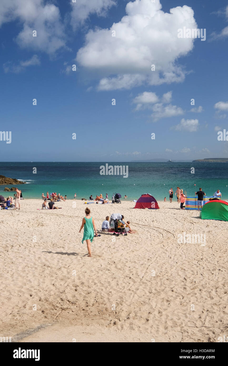 Porthgwidden beach St Ives Foto Stock