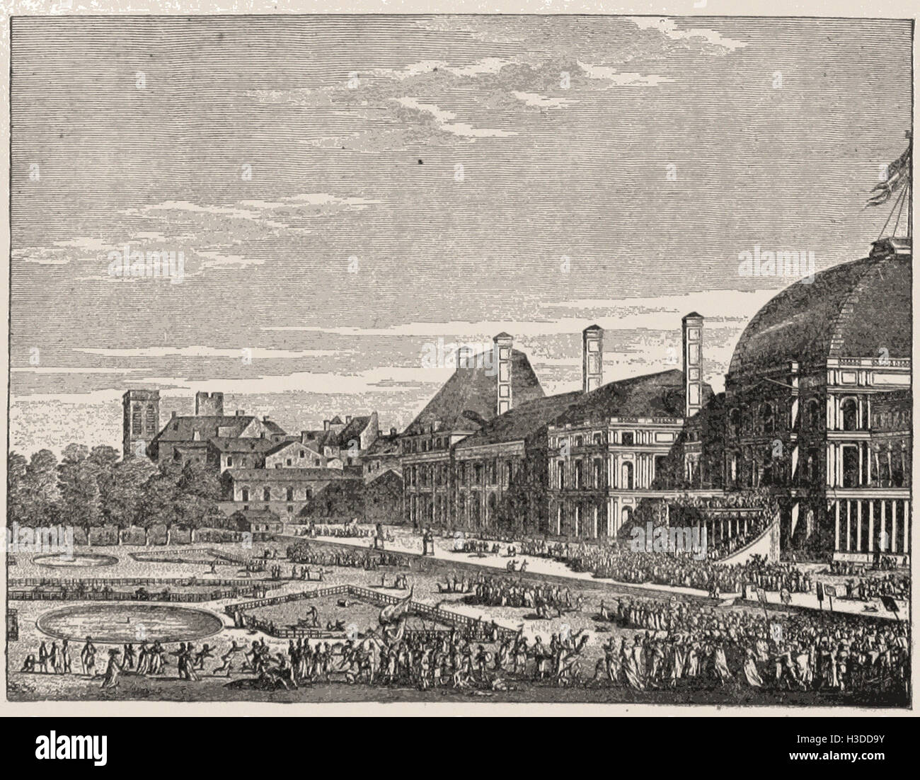 La Fête all'Essere supremo, giugno 1794 Foto Stock