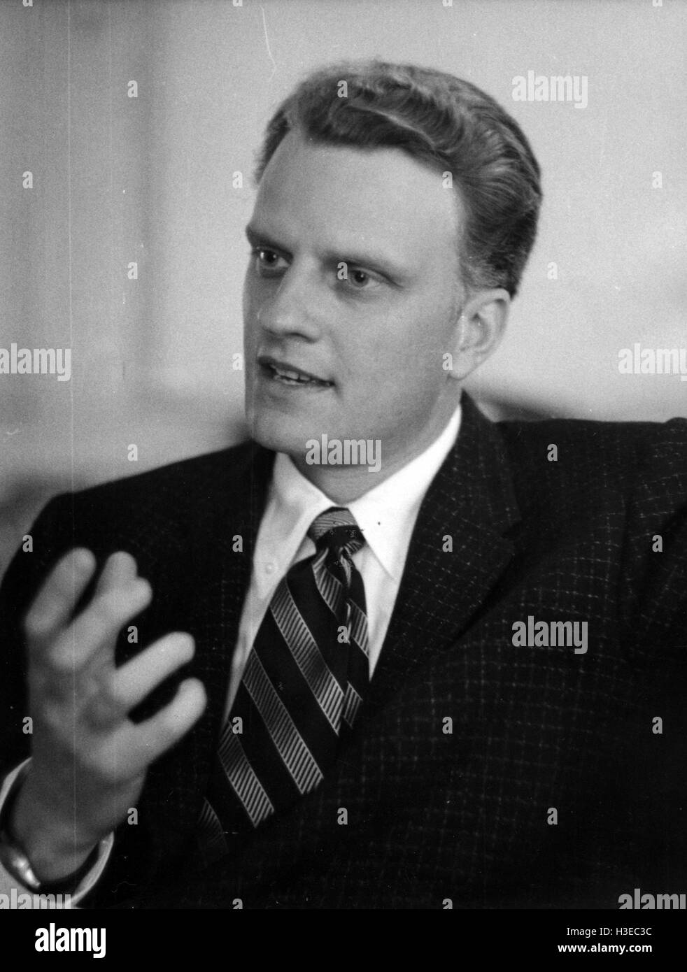 BILLY GRAHAM evangelista americano circa 1960 Foto Stock